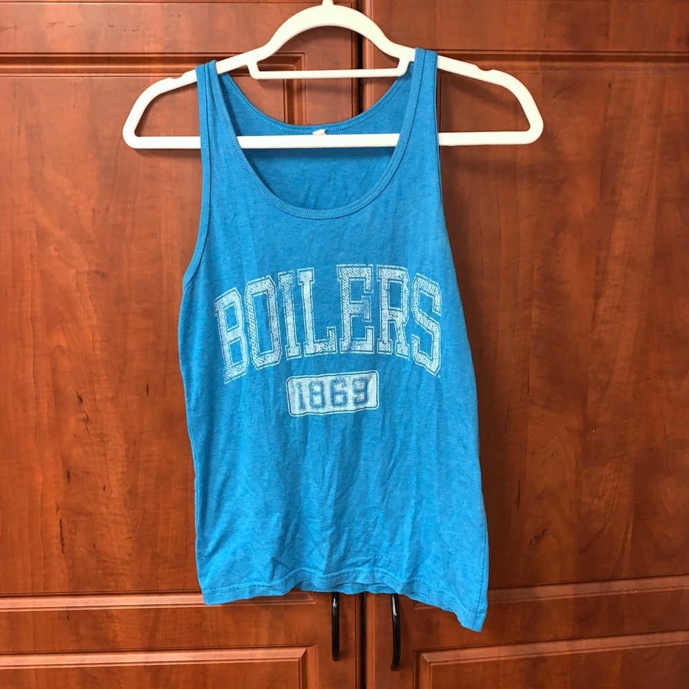 purdue fitted tank top
